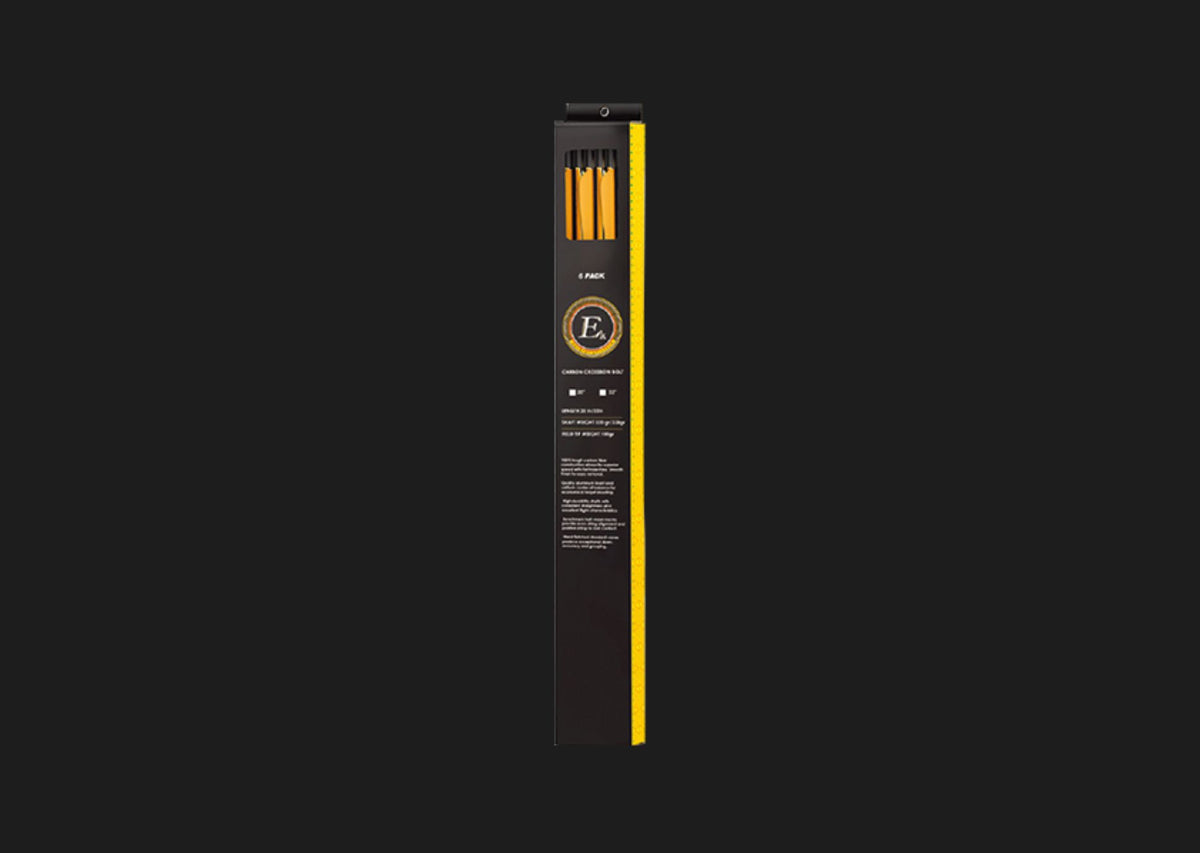 EK Archery Carbon Bolts - 6 Pack